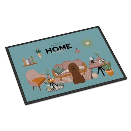Carolines Treasures 18 x 27 in. Irish Water Spaniel Sweet Home Indoor or Outdoor Mat CK7908MAT